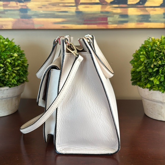 KATE SPADE ♠️ New York "CHANTELLE" WALTER PLACE PEBBLE LEATHER SATCHEL BAG GUC - Picture 7 of 16